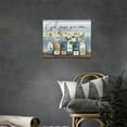 thumbnail image 5 of Bathroom Flower Decor Wall Art Country Bathroom Print Painting Floral Canvas Pictures Modern Home Artwork Decor for Living Room Framed Ready to Hang 12"x16", 5 of 6