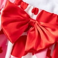 thumbnail image 4 of My First Valentines Day Baby Girl Outfit Love Print Long Sleeve Romper Top Skirt 2 Piece Sets Girl Clothes for 12-18 Months, 4 of 6