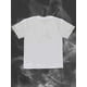 thumbnail image 2 of Y2K Punk Graphic Portrait Print Women's T-Shirt - Edgy Streetwear Tee with Stylized Smoke Effect, Semi-Sheer Round Neck Short Sleeve Top for Casual Outfits & Layered Looks, Casual Sporty Tee, 2 of 6