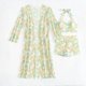 thumbnail image 4 of WILLBEST Traje de Baño de 3 Piezas para Mujer, Traje de Baño Bohemio de Manga Larga para Playa, 4 of 6