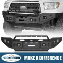 Hooke Road Full Width Front Bumper w/ Winch Plate for 2007-2013 Toyota Tundra