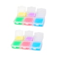 thumbnail image 3 of Juego de 2 piezas de arcilla adhesiva para pintar, arcilla para pintar, 6 colores, regalo artesanal con caja organizadora para accesorios de bordado,, 3 of 8
