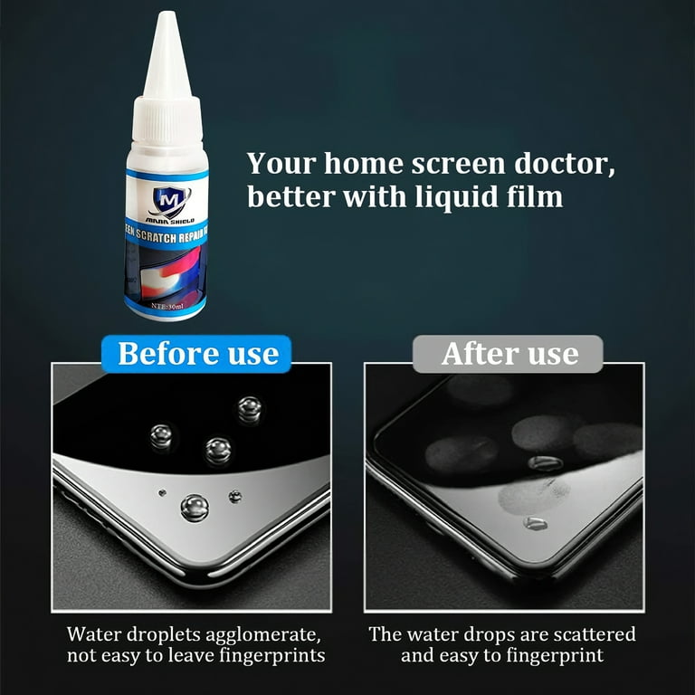 Phone Scratch Remover and Cracked Repair Liquid by Liquid Glass Screen  Protector