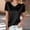*Black, variant on ClodeEU Women's Silk Satin V-Neck Short Sleeve T Shirt ,Summer Classic Fit Casual Basic Tee Tops Black,Womens Plus XXL