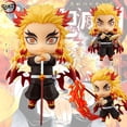 thumbnail image 2 of Figuras de acción de Demon Slayer, Kyoujurou, Kimetsu No Yaiba, Tanjirou, Nezuko, Giyuu, Zenitsu, Kawaii, Figma, regalos de estatuilla Fivean unisex, 2 of 2