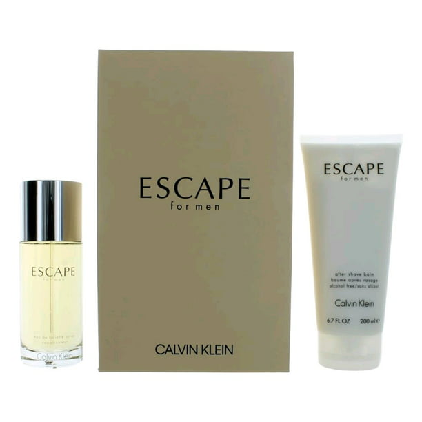 Calvin Klein Escape Cologne Gift Set for Men, 2 Pieces 
