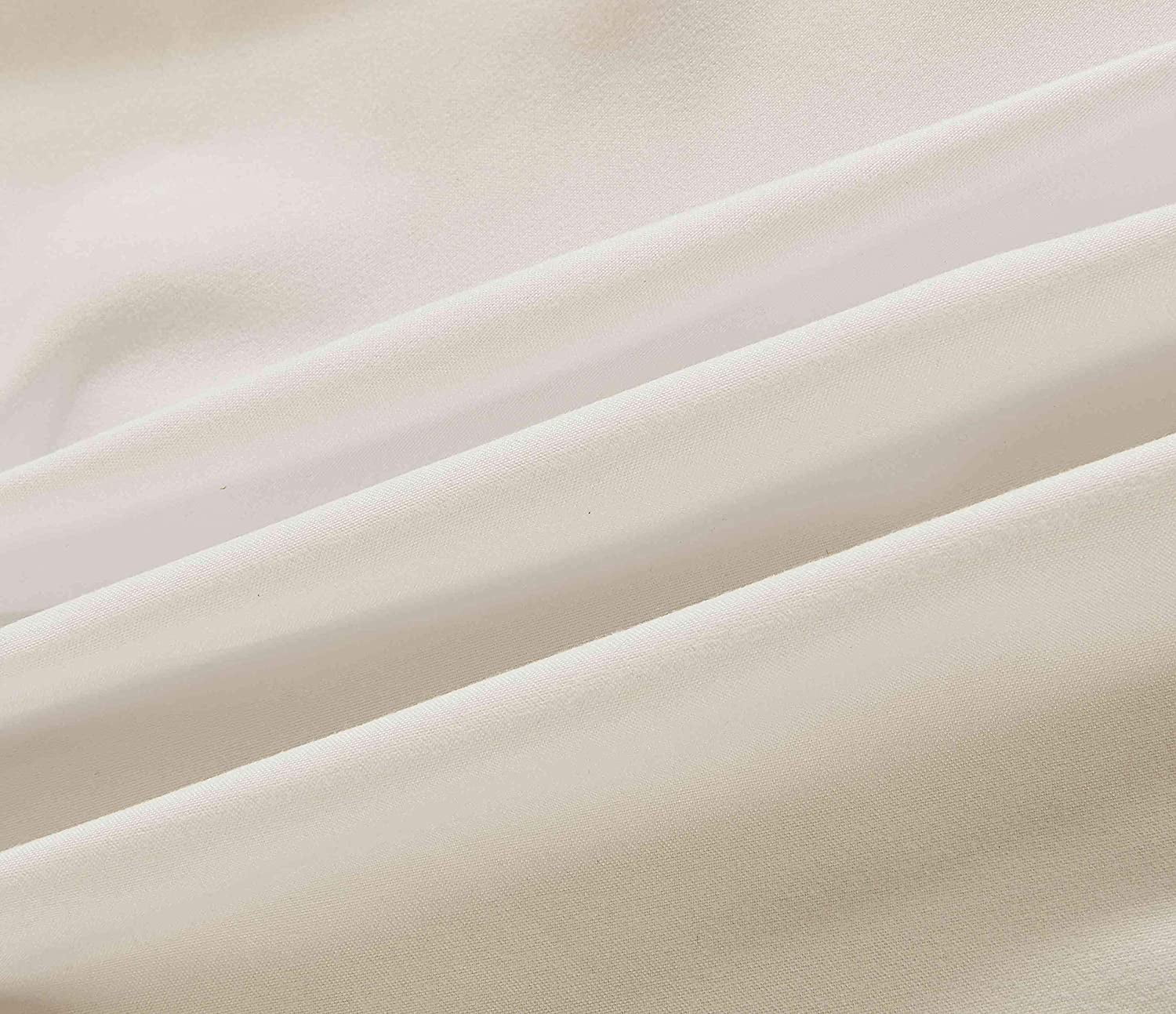 Sheets & Beyond Solid Microfiber 14" Bed Skirt, Queen, Beige