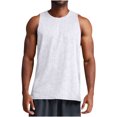thumbnail image 2 of pstuiky Camisetas sin mangas para hombre, Camiseta deportiva de cuello redondo ajustada de color liso para hombre, moderna, para fitness y ocio Camisas de hombre xl, 2 of 9