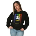 thumbnail image 4 of Betty Boop Pot Of Gold St Paddys Women Crewneck Sweatshirt Brisco Brands S, 4 of 6