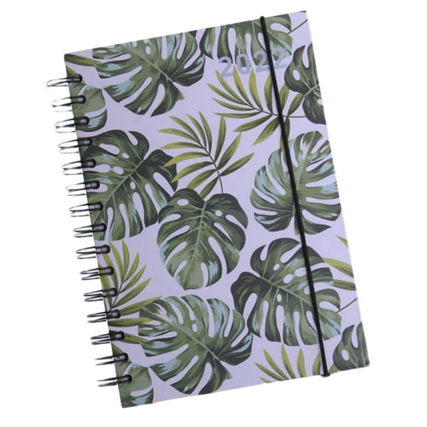 Cuaderno A5, bloc de notas para papelería escolar, diario, mensual, anual, agenda. E