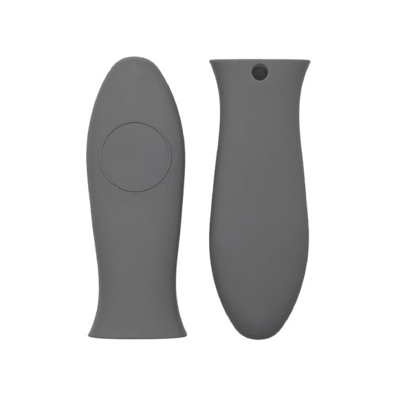 Thick Silicone Pot Handle Covers - Heat-Resistant & Non-Slip Grip for Cast Iron Pans! Protects Hands in Style.