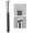 Angled Black with cap, variant on Concealer Brush with Cover - Small Foundation Brush for Application, Angled Makeup Brush with Soft Synthetic Bristles for Under Eye, , Highlight & Nose Contouring