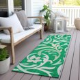 thumbnail image 6 of Addison Rugs Chantille Indoor/Outdoor Transitional Swirls Green Washable Runner Rug, 2'3" x 7'6", 6 of 6