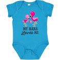 thumbnail image 3 of Inktastic My Nana Loves Me with Two Flamingos Boys or Girls Baby Bodysuit, 3 of 5