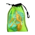 thumbnail image 2 of Transemion Dive Swimming Drawstring Mesh Bag Storage for Gear Diving Snorkel Yellow 9 Inch x 6.5 Inch 1Set, 2 of 6