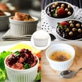 thumbnail image 2 of Colorful 6 Ounce Ramekin Bowls – 8 Piece Baking and Baking Set – Elegant Porcelain – Oven Safe for Pudding, Creme Brulee, Custard Cups, Soufflé, 2 of 5