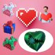 thumbnail image 5 of Juguete antiestrés con forma de corazón y engranajes, impreso en 3D, 5 of 6