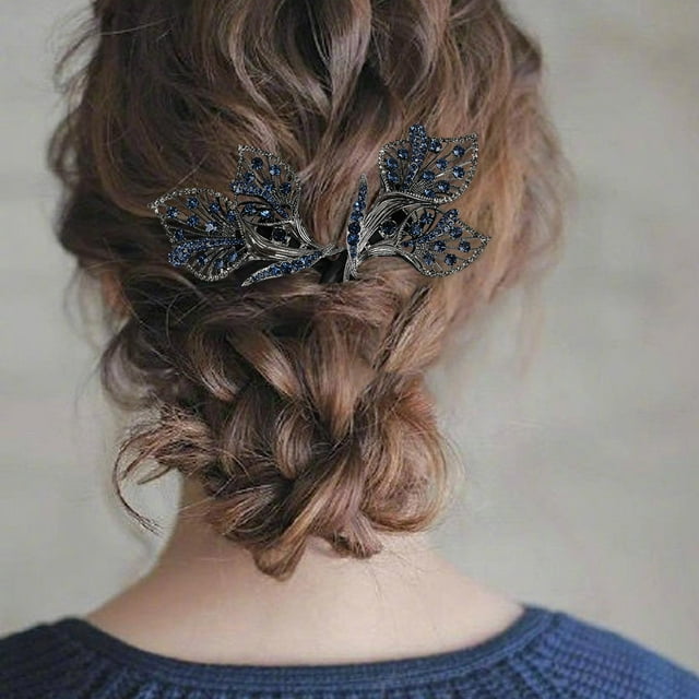 Herramienta para Moño en El Pelo, Lazos para El Cabello, Impresionantes Accesorios para El Cabello a La Moda, Herramienta para Moño en Forma de Donut, Azul