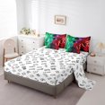 thumbnail image 3 of Erosebridal Boys Gaming Bedding Sets Queen Size, Red Honeycomb Comforter Sets with Sheets, Geometric Bedroom Decor, Reversible 7pcs, 3 of 5
