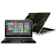 thumbnail image 1 of MightySkins HPPX360152-Black Gold Marble 15.6 in. Skin Decal Wrap for HP Pavilion X360 2016 - Black Gold Marble, 1 of 3