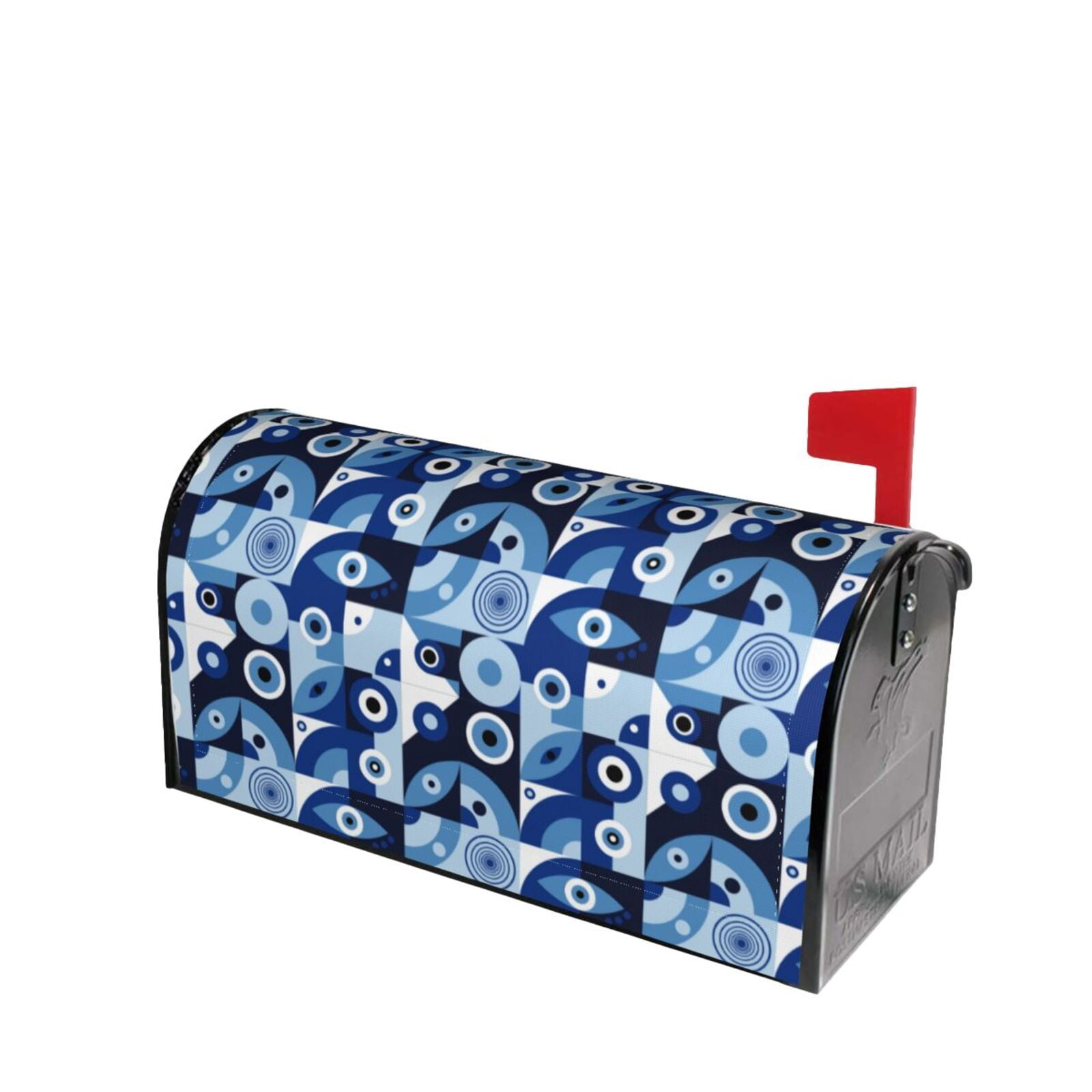Xecao Evil Eye for Mailbox Cover with Magnetic Strips, Waterproof and Sunscreen, Adds a Decorative Touch to Your Garden Yard.
