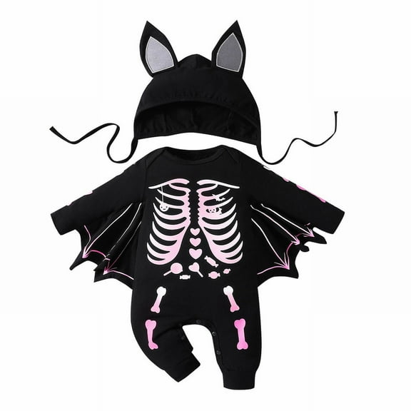 Halloween Outfits Newborn Baby Boy Cosplay Costume Infant Baby Pumpkin Hoodie Romper Jumpsuit Bodysuit 2PCS