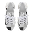 thumbnail image 5 of Modern Art Gray Black Geometric Walking Shoes for Men Woman Lightweight Tennis Fashion Elastic Sports Shoes Cushion Basketball Shoes, 5 of 7