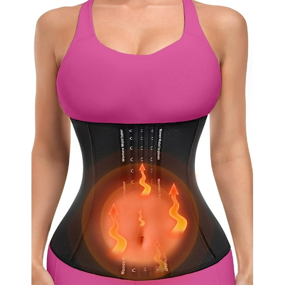 Gaine Amincissante pour Femmes, Corset Serre-Taille en Latex, Gaine de Compression pour la Taille, Shapewear