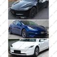 thumbnail image 3 of Front Lip Compatible with 2017-2024 Tesla Model 3, Bumper Spoiler Air Dam Lower Chin Splitter Protection Body Kit Fits 17-24 (Carbon Fiber Pattern), 3 of 9