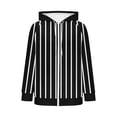thumbnail image 6 of Azrian Women’s Striped Full Zip Hoodie Sweatshirt,Ladies Long Sleeve Hooded Outerwear Sizes S-3XL, 6 of 6
