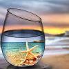 thumbnail image 1 of Cuadros Decorativos 5D DIY Diamond Painting Kits Full Round Drill Sunset and Cup Mosaic Picture Arts Likrtyny embutido en tela, 1 of 9