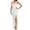 White, variant on Women's Solid Color Strap Off-Shoulder Figure-Flattering Form-Fitting Sequin Dress Dresses For Women Black,S