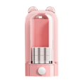 thumbnail image 2 of Wall Mounted Cotton Pad Dispenser Cotton Pad Holder Cotton Pad Container Cotton Pad Dispenser Automatic Dustproof Transparent Wall Mounted Wall Mounted Cosmetic Pads Holder Pink, 2 of 8