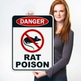 thumbnail image 2 of No More Rats Sign, Danger Sign,, 2 of 8