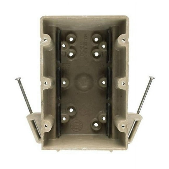 Allied Moulded H3300-NK TPL Gang Ceiling Switch Box 46 cu in.