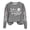 Gray Sweatshirts, variant on Htigea Long Sleeve Sweatshirts for Women Cute Dog Paw Print Pullover Tops Fall Crewneck Sweatshirt for Everyday Pink S