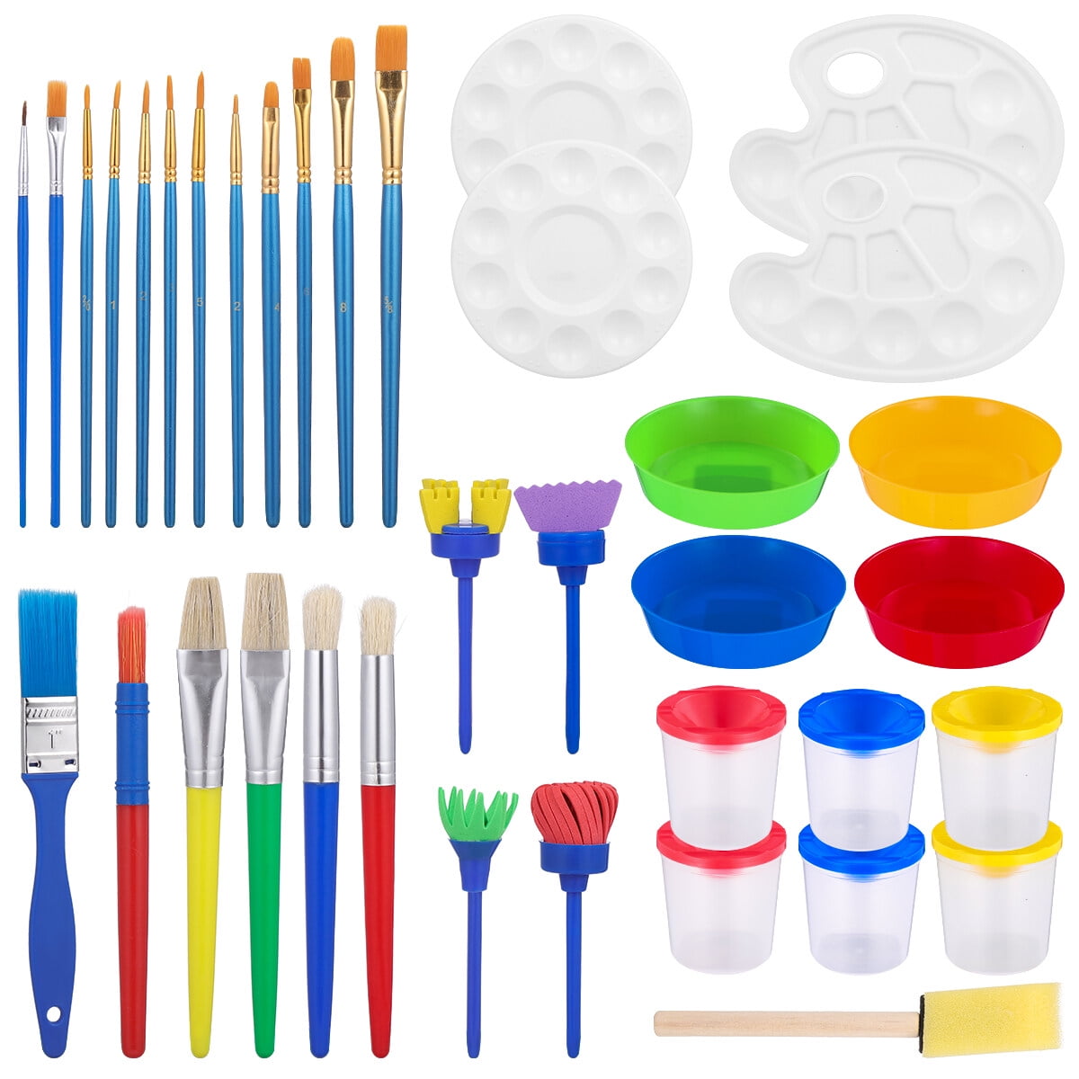 Beginners Painting Brush Set Multi Premium Bristles for Drawing