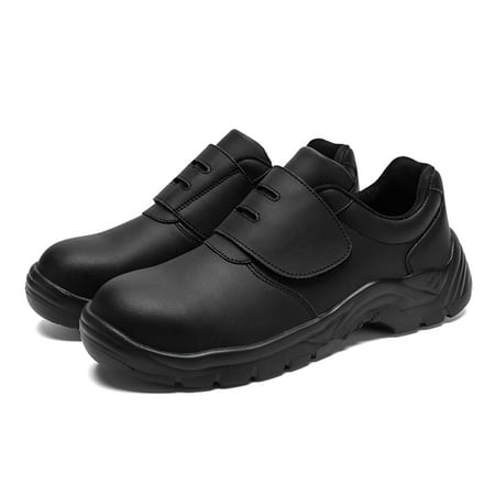 

Steel Toe Shoes for Men Indestructible Work Shoes Lightweight Comfortable Safety Sneakers Slip-Resistant Composite Toe Shoes for Construction