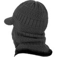 thumbnail image 2 of Gorro de pasamontañas de punto de invierno Gorro cálido Ciclismo Máscara de esquí Univer, 2 of 5