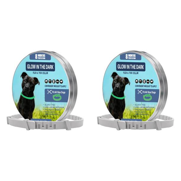 Collares Luminosos para Tratamiento Y Prevención Pulgas Garrapatas Gatos (62 Cm)