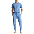 thumbnail image 3 of Polo Ralph Lauren Mens Cotton Printed Sleep Shi Harbor Island Blue Cruise Small, 3 of 3