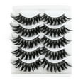 thumbnail image 6 of Fridja Eyelashes 3D 3D Eyelashes Thick Eyelashes 5 Pairs Pack High-grade Fiber, 6 of 7