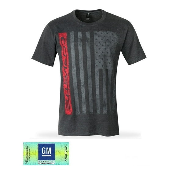 C7 Corvette American Legacy Patriot T-Shirt : Heather Gray X-Large