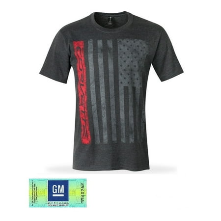 - C7 Corvette Patriot T-Shirt - From the American Legacy Collection - Heather Gray (X-Large)