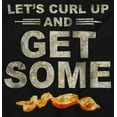 thumbnail image 2 of Curl Up and Get Some Bacon Couple Men's Graphic T Shirt Tees Brisco Brands L, 2 of 5