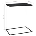 thumbnail image 5 of vidaXL Side Table Black 55x35x66 cm Engineered Wood, 5 of 5