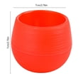 thumbnail image 2 of Round Mini Plastic Succulent Planter Pot, Colorful Small Desktop Flower Container, Lightweight Nursery Plant Pot For Cactus, Herb, Bonsai, Ideal For Home, Office, Balcony And Indoor Desktop Decor, 2 of 4