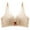Beige, variant on Fatuov Wireless Bras for Women Push-Up Bras Solid Color Lace Underwear for Lounge Bralette Support Bras 40A, Beige