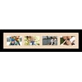 thumbnail image 2 of collage photo frame single mat with 4-4x6 openings and  black frame., 2 of 2