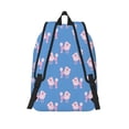 thumbnail image 2 of Lsque Cute Poodle Dog Pattern Canvas Daypack, Durable Backpack, High-quality Versatile Backpack,Vintage Compact Backpack-Small, 2 of 6